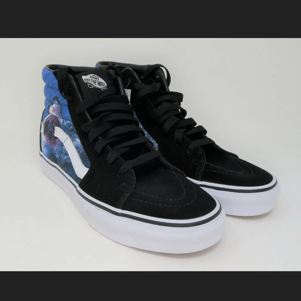 Vans x Shark Week Sk8 Hi Black Blue High Top Skate